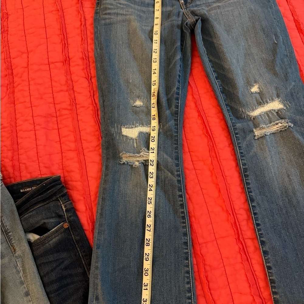 Madewell Blue Boot Cut Jeans - Picture 2 of 8
